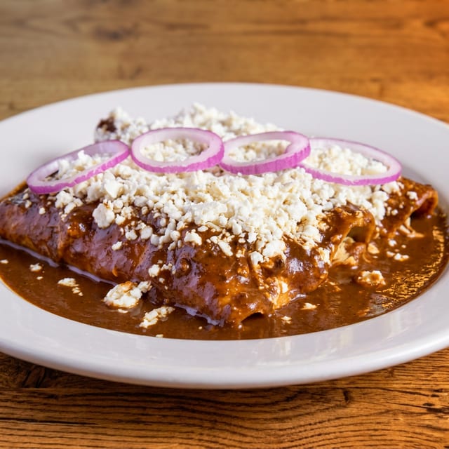 Enchiladas de Mole.