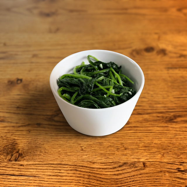 Sautéed Spinach.